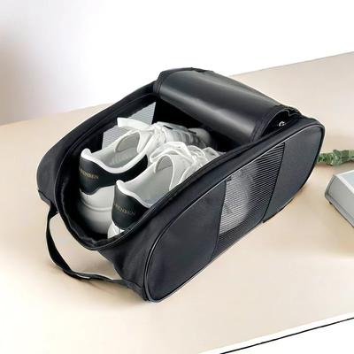 Waterproof Soccer Shoe Bag with Ventilated Mesh-Breathable Travel Organizer for Gym Cleats & Outdoor Gear-Compact Storage Design