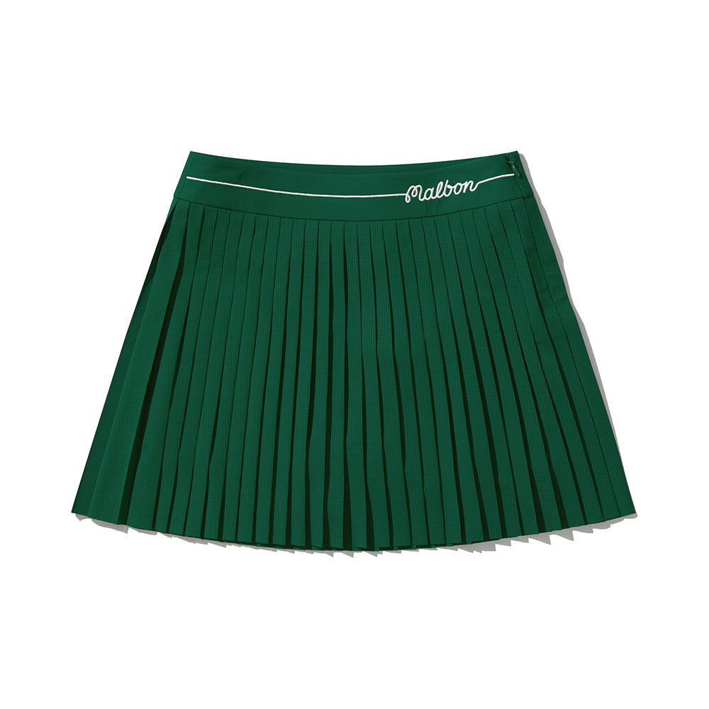 MALBON GOLF Air Dot Pleated Skirt Green (Woman)
