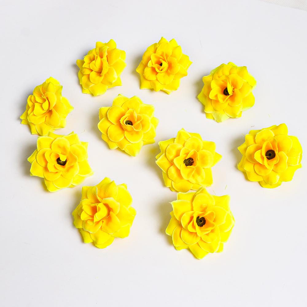 

10/20Pcs Artificial Flowers Rose Head Silk Fake Flowers For Home Decor Garden Party Wedding Decoration Craft Wreath Accessories 10pcs