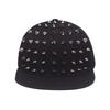 Men and Women's Rivet Flat Hat, Punk Rock, Hip Hop Stud Baseball Caps, Male, Female, Youth, Teenagers, Boys, Girls
