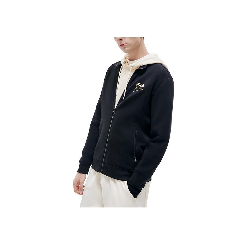 New FILA Coach Jacket Spring Fall Men's Jet Black F11M218503F-BK