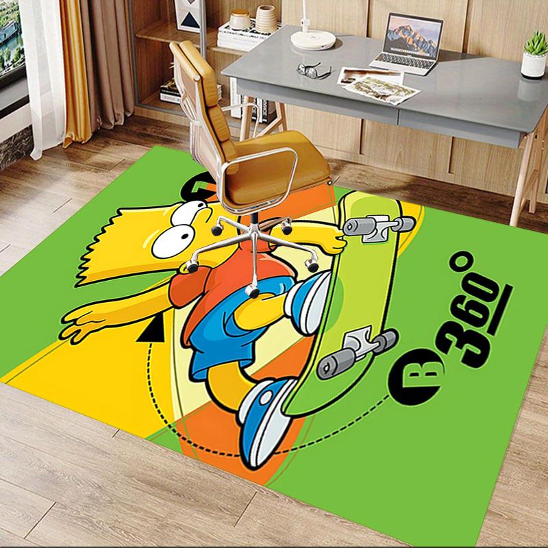 1pc Simpsons Family Adventure Carpet for Playroom Bedroom Living Room Sofa Home Decor,kids Game Area Rug Non-slip Floor Mat Y729102