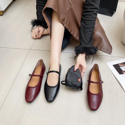 French Low-heeled Silver Square-headed Mary Jane Single Shoes Women's Shoes Spring and Autumn 2025 New Summer Small Red Shoes
