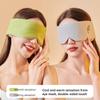 Schlaf-Augenmaske, heller Schatten, warm, kühl, Dual-Sense-Raumkapsel, Augenmaske, schalldichte Ohrmaske, Schlafmaske, verstellbares Nickerchen auf Reisen