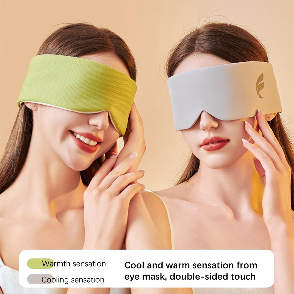 Schlaf-Augenmaske, heller Schatten, warm, kühl, Dual-Sense-Raumkapsel, Augenmaske, schalldichte Ohrmaske, Schlafmaske, verstellbares Nickerchen auf Reisen