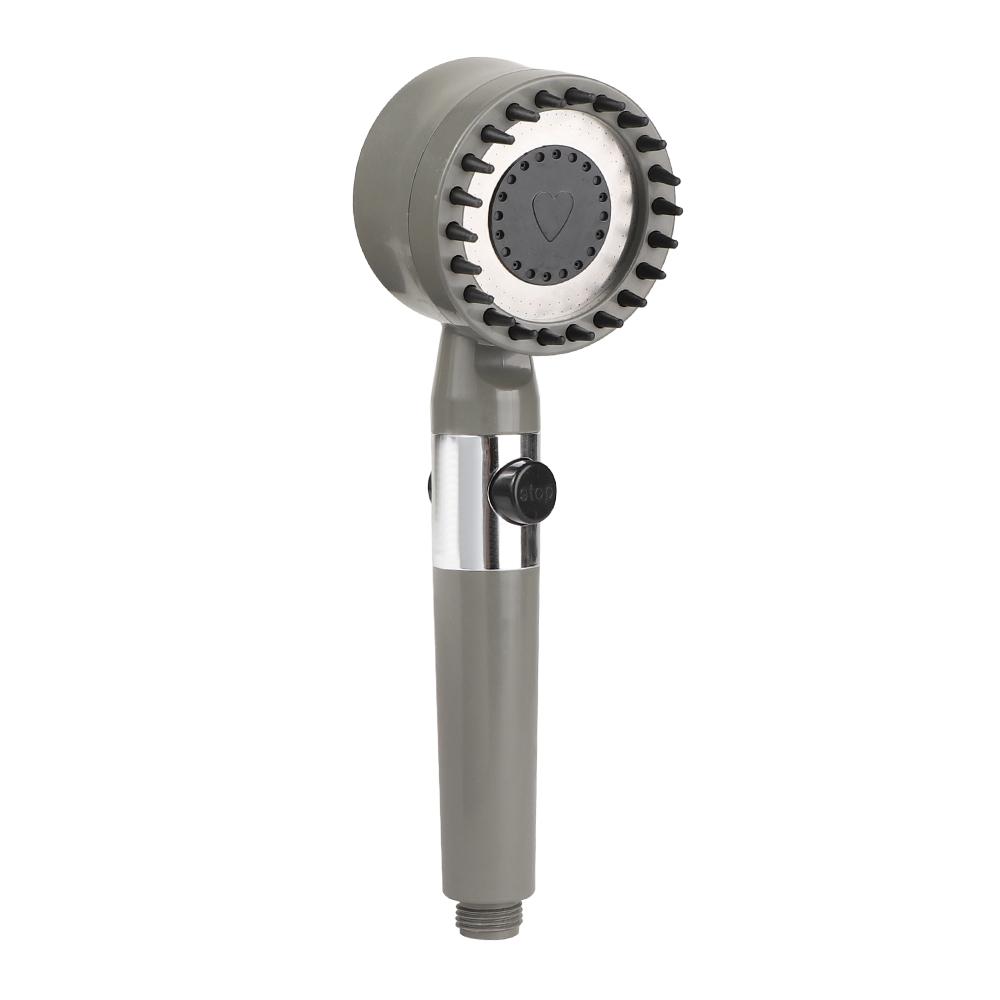 3 Modi, einstellbar, leistungsstarker Booster, wassersparende Sprühduschdüse, Badezimmer-Duschfilter, SPA-Dusche, austauschbare Filter, EIN/AUS-Knopf-Duschkopf