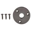 2PCS Black/Gold/Silver Output Jack Cover Chrome Metal Curved Bottom Jack Plate  For Guitar Bass
