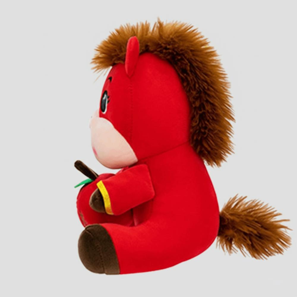 Cute Stuffed Horse Toy Mascot Dolls Zodiac Pony Figurine Plush Toys Horse Plush Doll Year of Horse