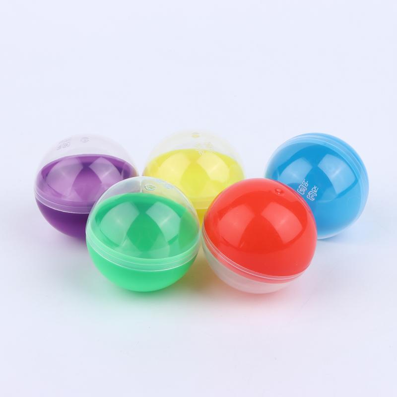 50Pcs 60-75Mm Tiny Empty Plastic Balls Capsule Toys Surprise Ball Container Prop Paintball Diy Making Things Models