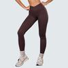 Dames Ribbelige Naadloze Yoga Leggings