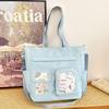 Borsa a tracolla da studente per campus, grande capacità, borsa a spalla da donna, borsa a mano
