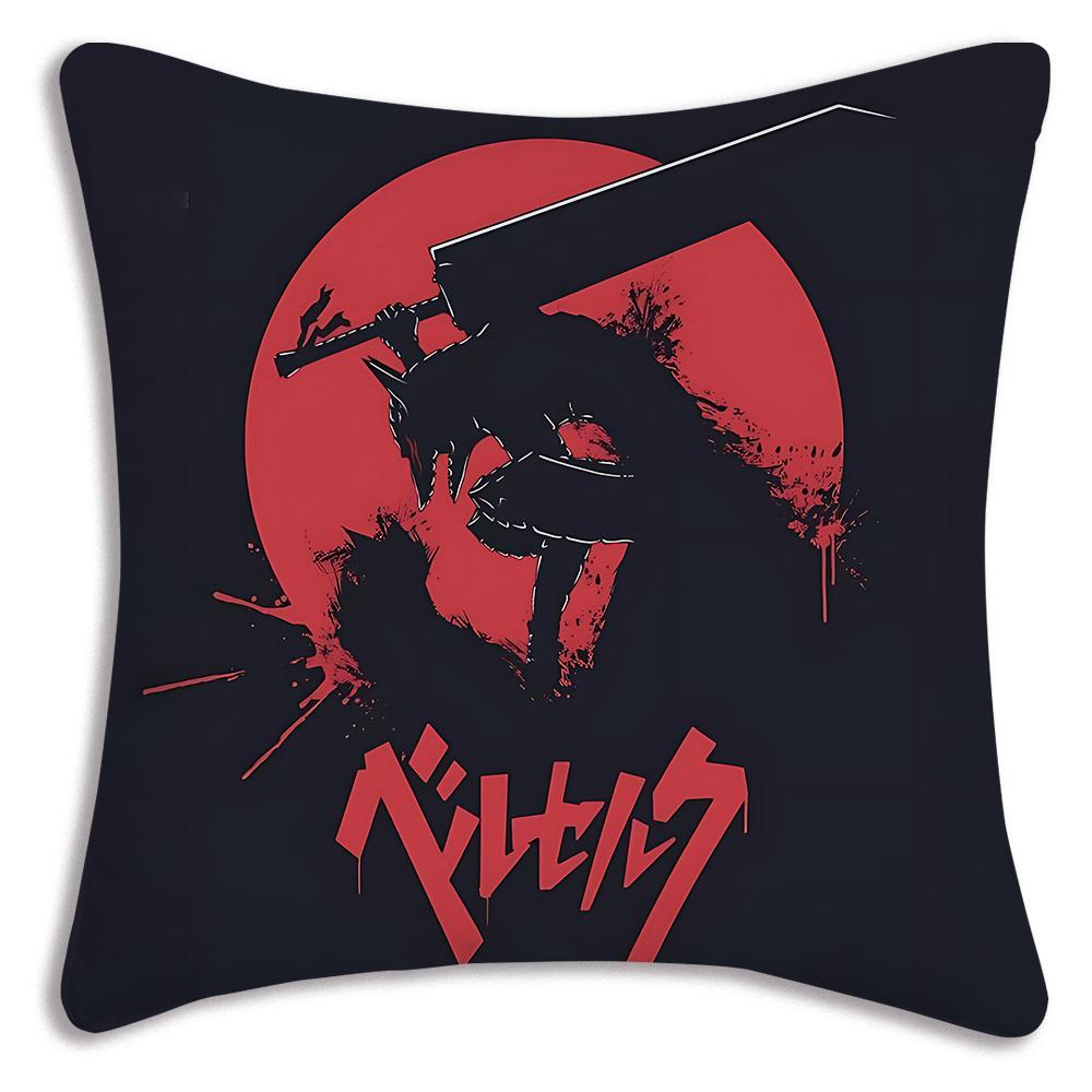 Berserk Pillowcase Pillow Covers Decorative Pillows Room Decorating Items Sofa Cover Modern Home Decoration Anime Cushion Decor