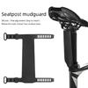 Various Season Bicycles Dropper Post Protective Mudguard Light Weight Plastic Effortlessly Installation Solution