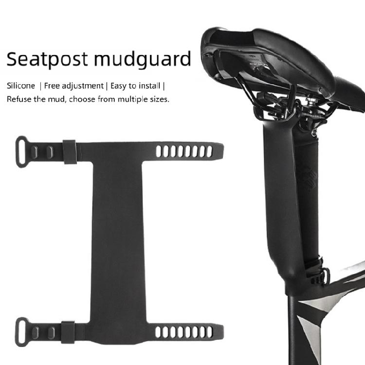 Various Season Bicycles Dropper Post Protective Mudguard Light Weight Plastic Effortlessly Installation Solution