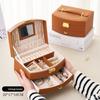 Multi-layer Locked Jewelry Box Jewelry Storage Box Princess Children's Jewelry Box