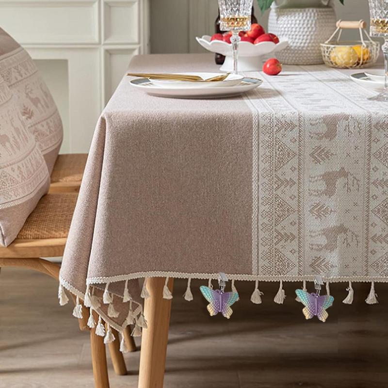 

Alloy Tablecloth Weights 4X Decorative Painted Pendants Tablecloth Weights Zinc Alloy Weights For Indoor Outdoor Dining Table GERMANY