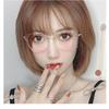 New unisex square polygon glasses for men women pc frame glasses plain glasses Nearsighted Eyewear Glasses -1.0 -2.5 -1.5