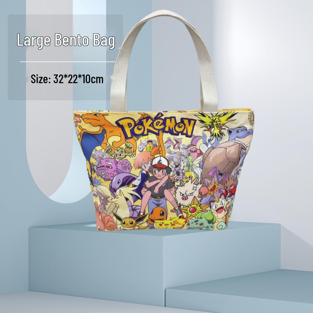 Sanrio Kuromi & Cinnamoroll Canvas Bento Tote Bag