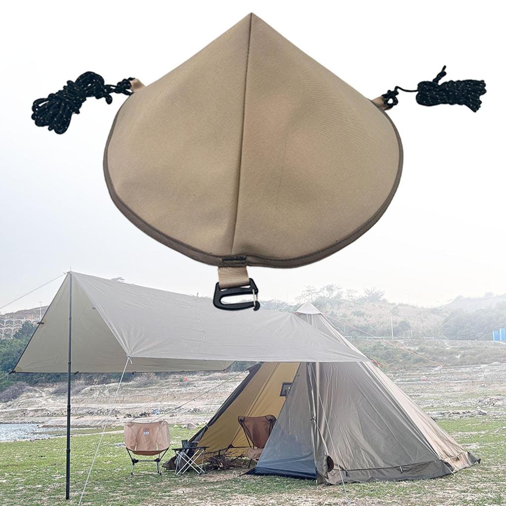 Tent Connection Hat Tarp Connecting Cap Waterproof Windproof Portable Accessory Adapter for