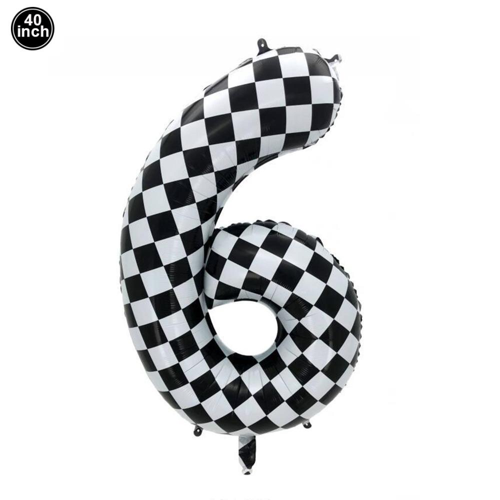 Black & White Checkered Flags Race Car Happy Birthday Banner Tablecloth Kids Boys Racing Car Birthday Party Decorations Supplies