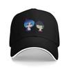 2D und Murdoc Kritzel Baseballkappe Sonnenschutzmütze Anime Damen Strand Outlet 2025 Herren