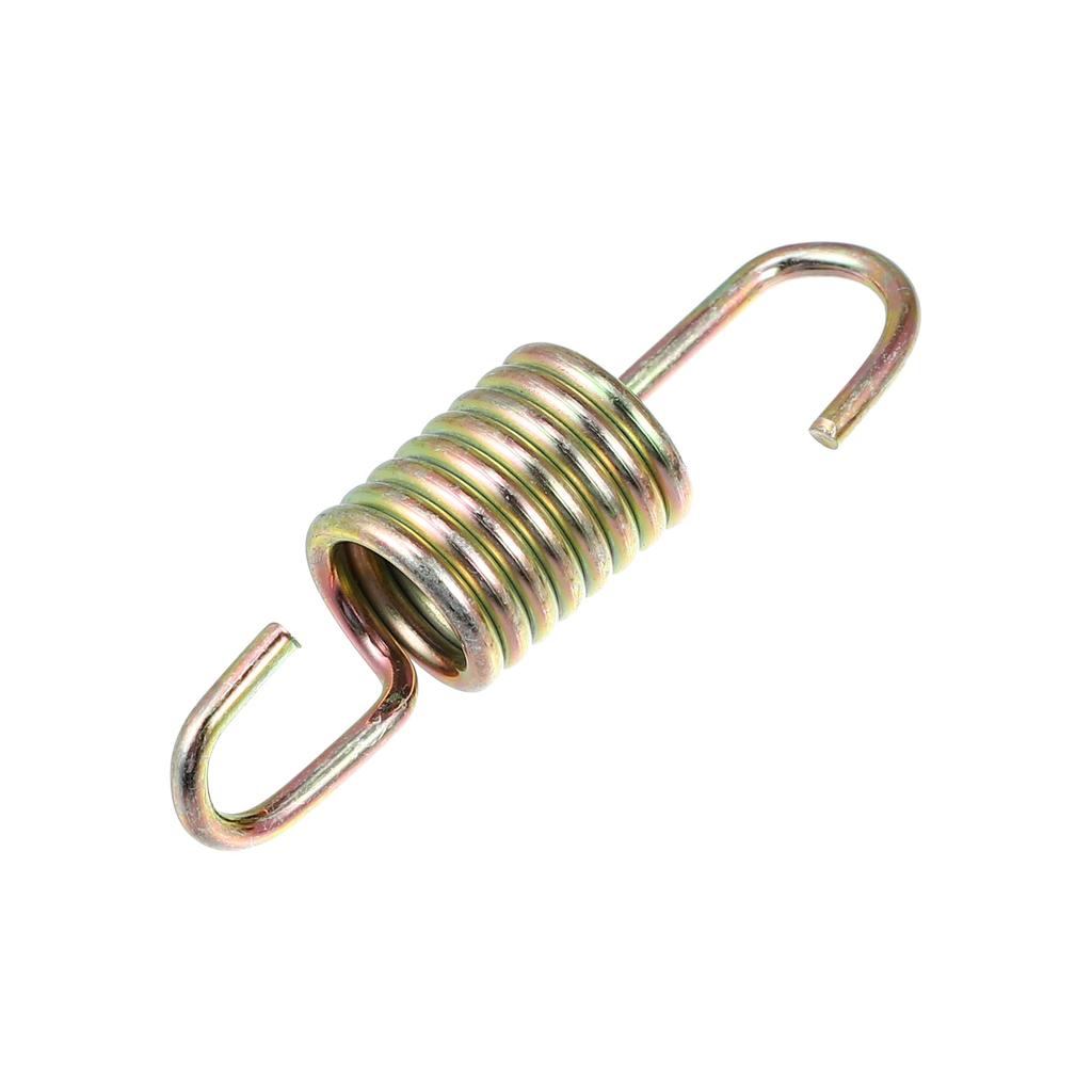 uxcell Motorcycle Brake Pedal Return Spring Plated Steel Gold Tone Compatible with Suzuki Length 6cm 2pcs