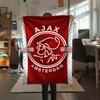 1pc Ajax Amsterdam Print Flannel Blanket, High Quality Comfortable for All Seasons, Home Decor, Warmth and Comfort, Perfect for Christmas Gifts07