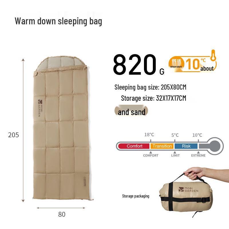 iosn Ultralight Winter Down Sleeping Bag