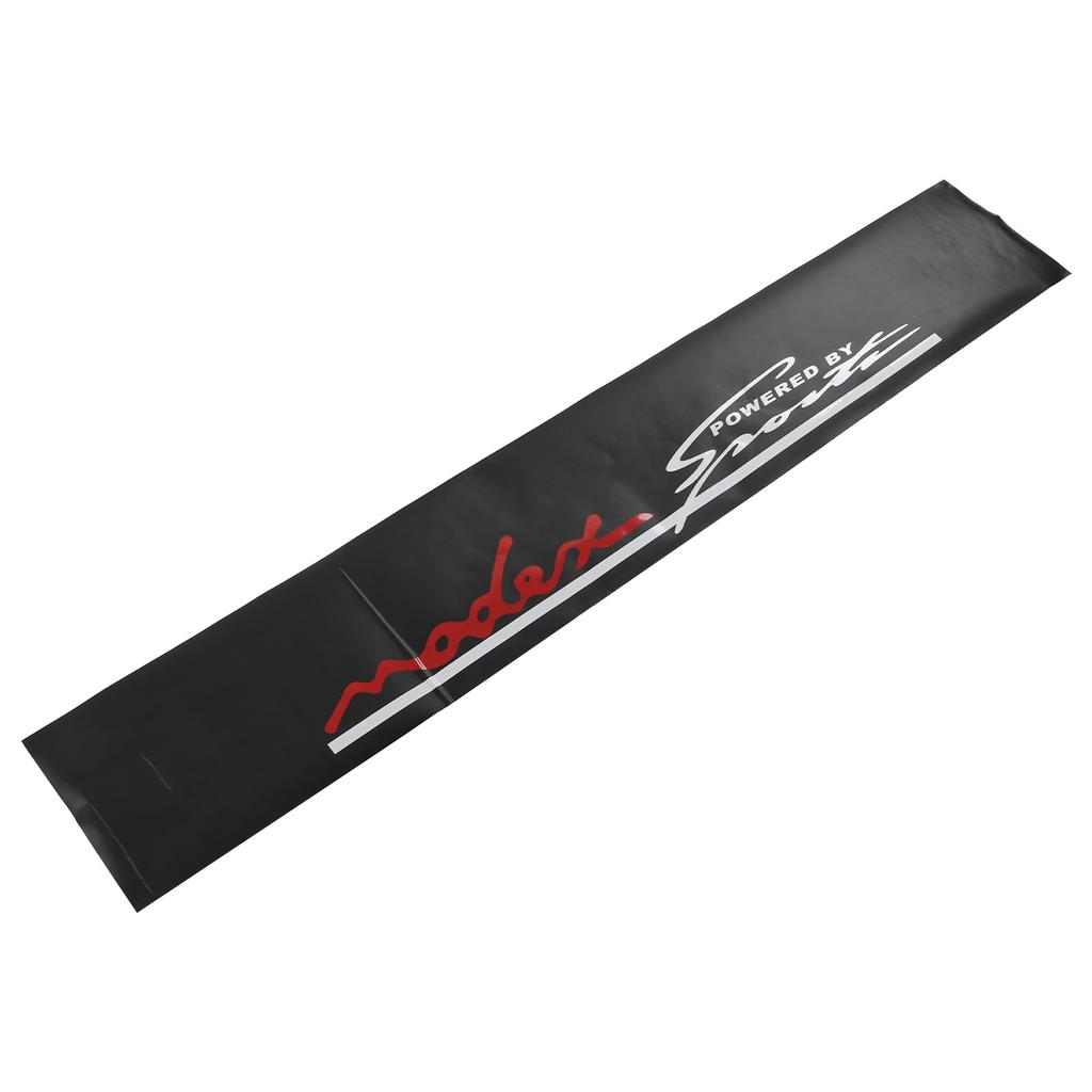 130x21cm Universal PVC Car Reflective Sticker Front Windshield Decorative Decals with Scraper for