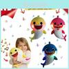 Pelúcia Cantante do Baby Shark Luzes Boneca Musical Canção em Inglês Presente Para Crianças Brinquedo