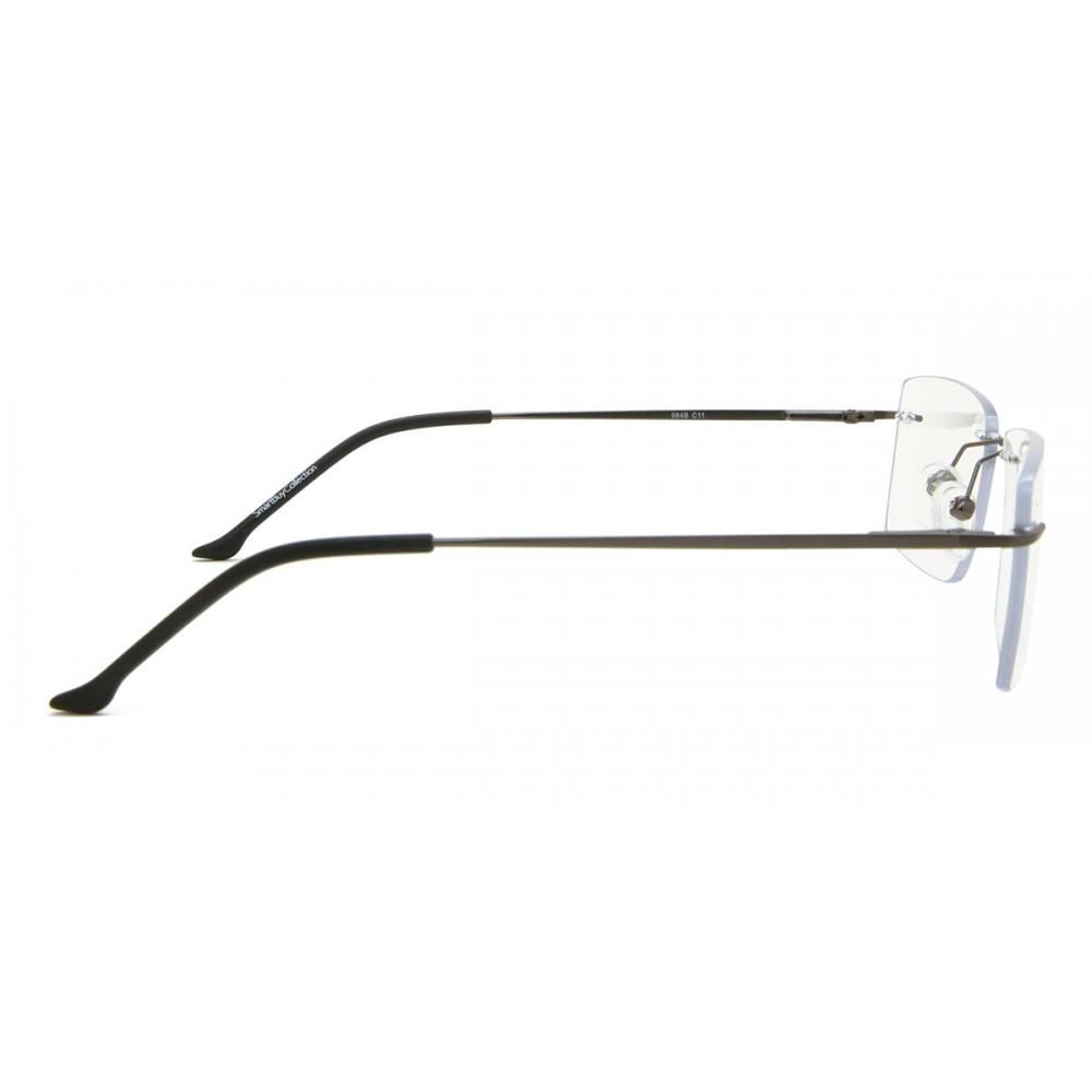 Rimless Square Light Gunmetal Smartbuy Collection Watson Asian Fit 984b Fashion Unisex Eyeglasses