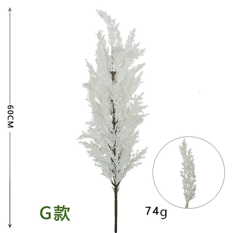 Simulated Pine Branch Single Decorative Christmas Green Plant Ornament Indoor Flower Arrangement Accessories, Simulated Pine Needles