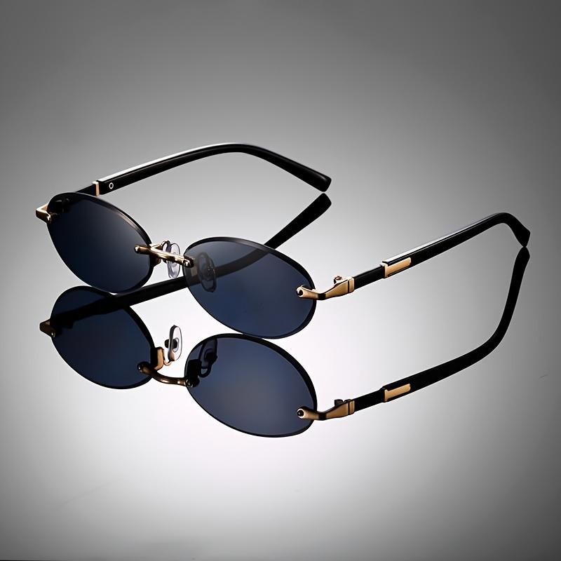 1 Piece of Retro Style Frameless Oval Fashion Glasses Ideal for Birthdays and Pography Props Perfect Fashion Glasses