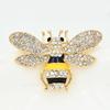 Yellow Rhinestone Bee Brooch - Cute Lapel Pin Bestseller In Clothing Accessories