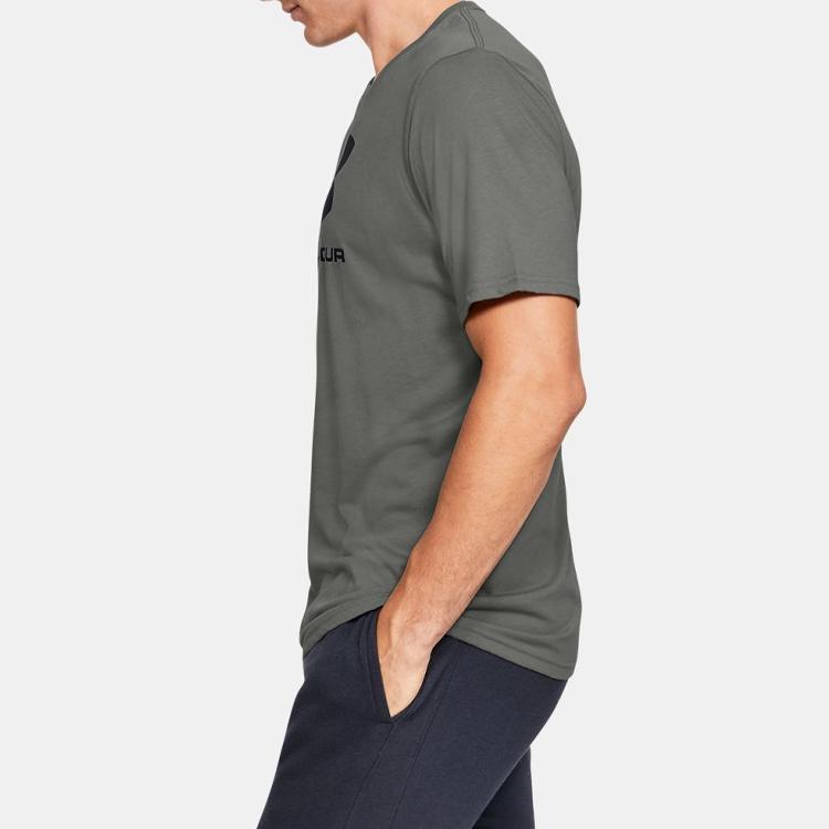 Under Armour Training Sports T-Shirt Men Tops Green 1329590-388