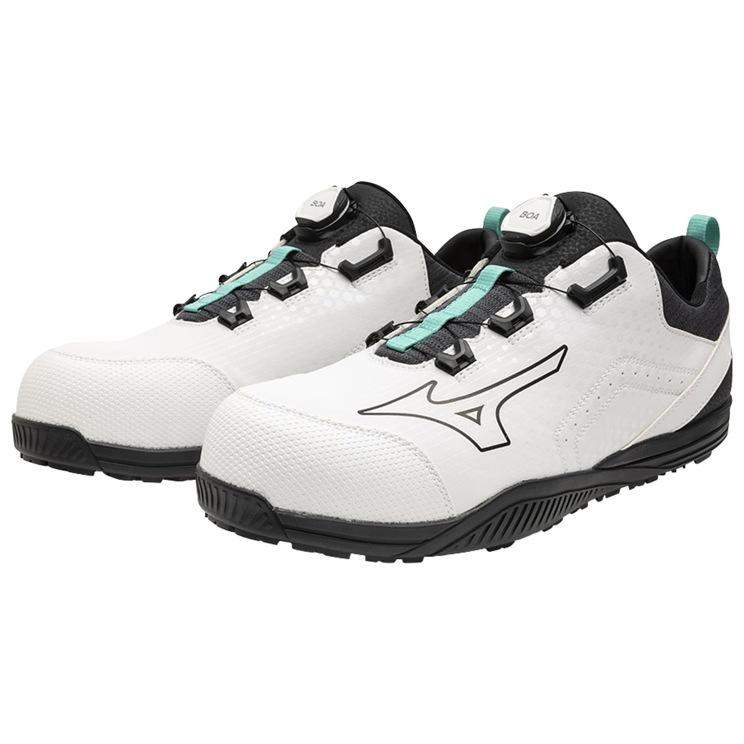 

Рабочая обувь Mizuno Almighty TD II 51LBOA, F1GA2402, 26,5 см, Белый/Черный