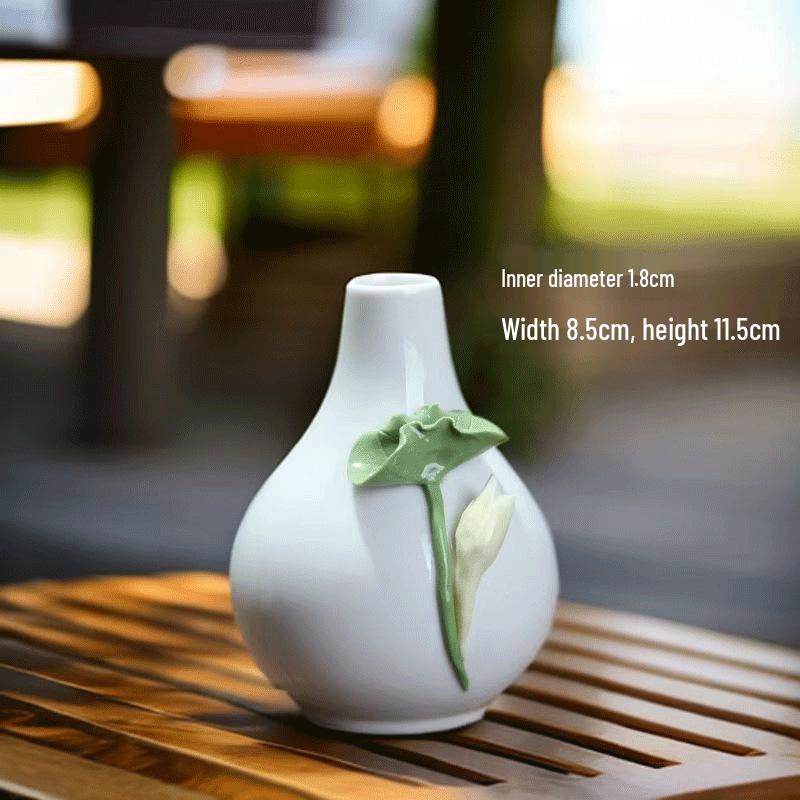 Hand-Pinched Ceramic Vase: Travel Souvenir & Home/Office Decor