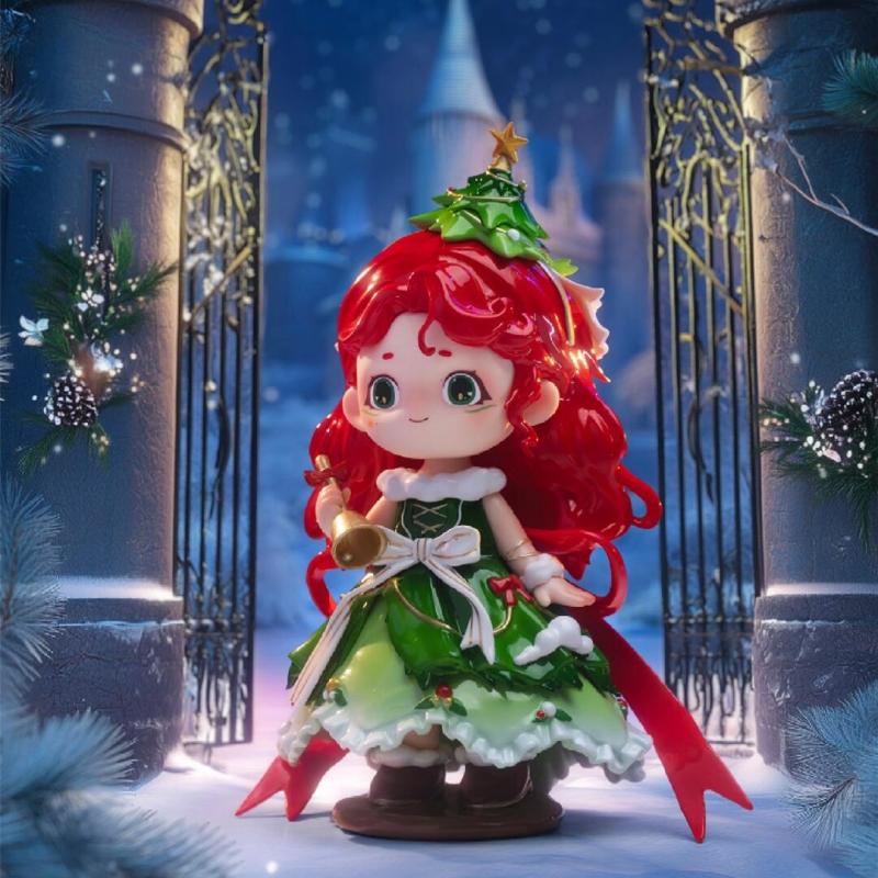 Genuine Qiaoqiao Flower Fairy Whisper Series Kawaii Anime Girl Figure Collectible Perfect Christmas Gift Toy
