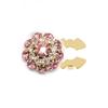 Rhinestone Button Cover Decorative Button Embellishment Button Flower Button Cover for Jewelry Craft Decoration