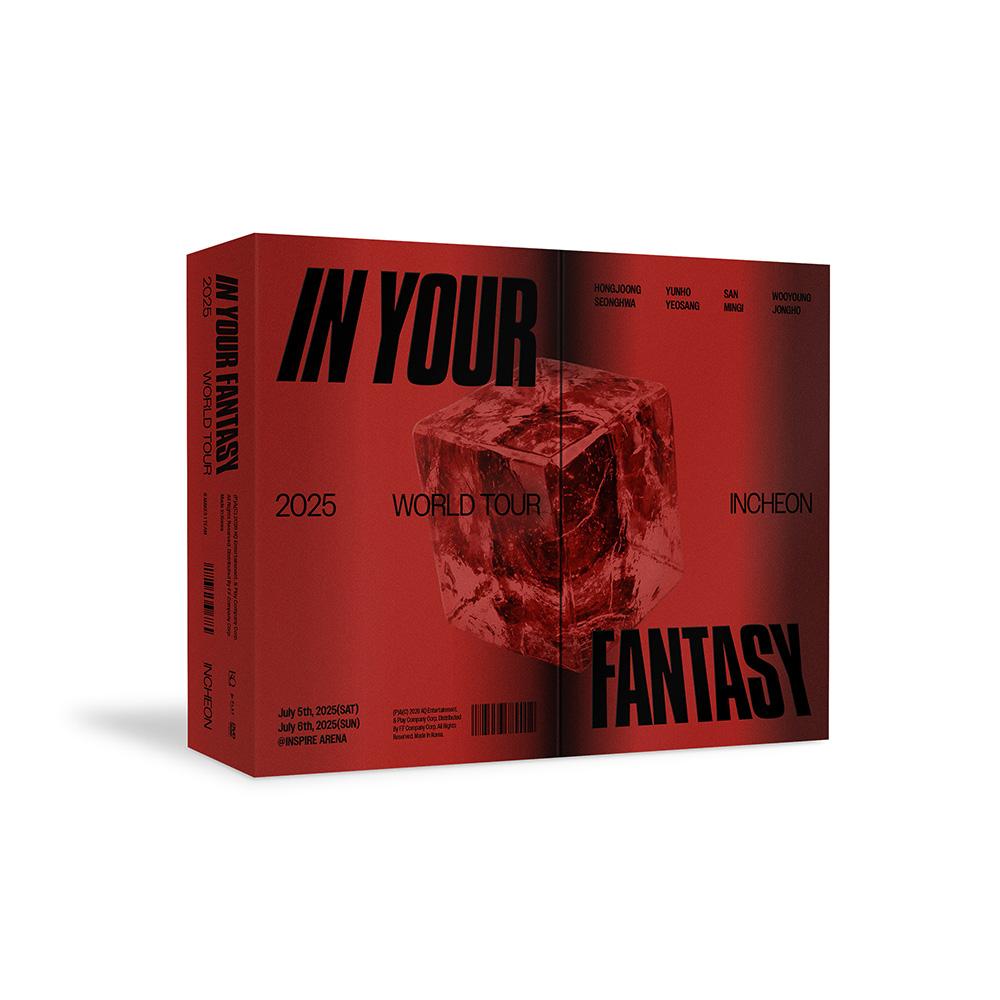 ATEEZ - Мировой тур 2025 [IN YOUR FANTASY] ИНЧХОН - DVD / КОД ДЛЯ ВОСПРОИЗВЕДЕНИЯ DVD (KQ SHOP POB)