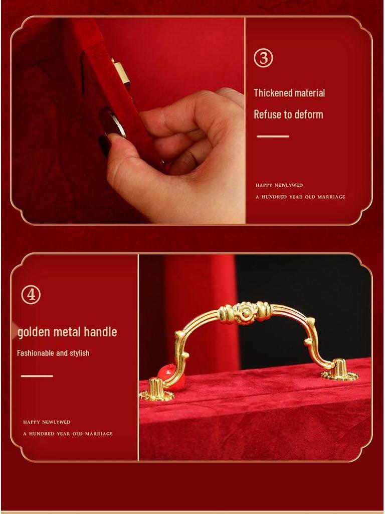 High-End Engagement Cash Gift Box with Combo Lock