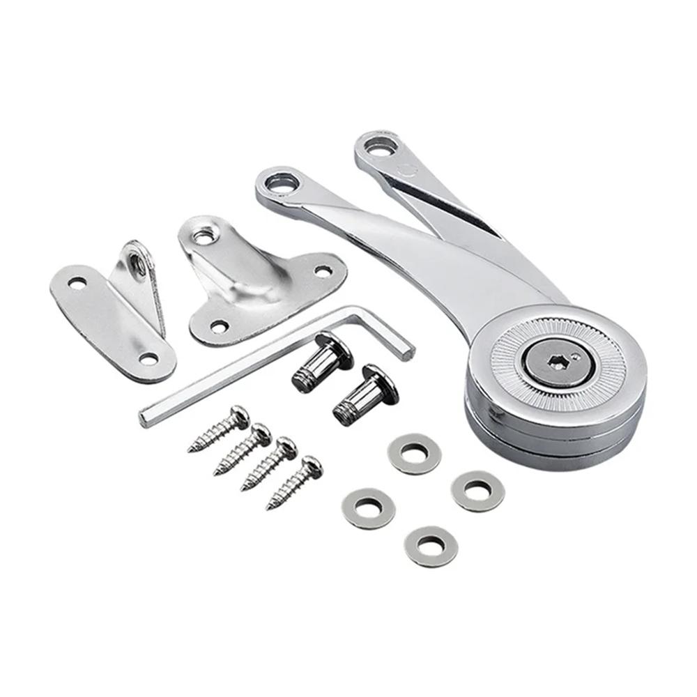 2/1pcs Hydraulic Randomly Stop Hinges Kitchen Cabinet Door Adjustable Polish Hinge Furniture Lift Up Flap Stay Support Hardware