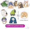 500Pcs/Roll Ink Art Funny Cat Kids Rewards Stickers - DIY Scrapbooks Album Decor Sealing Label Decals