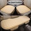 Soft Car Seat Cover Skin-Friendly Plush Automotive Seat Cushion Anti Slip Auto Seat Protector Universal for Sedan SUV