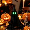 Realistic Spooky Ghost Decor Halloween Decoration, Glow In The Dark Standing Ghost, Party Decorations for Festival Small Black Fabric Tabletop,