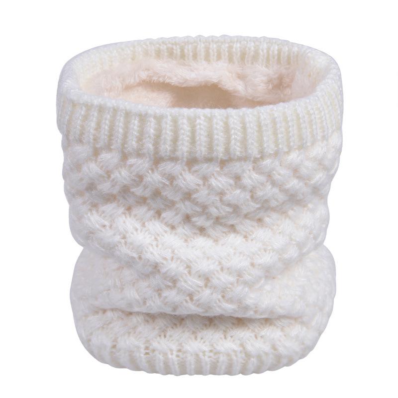 Male and Female Couples Fleece Thickened Single Ring Sleeve Winter Warm Wool Knitted Sleeve
