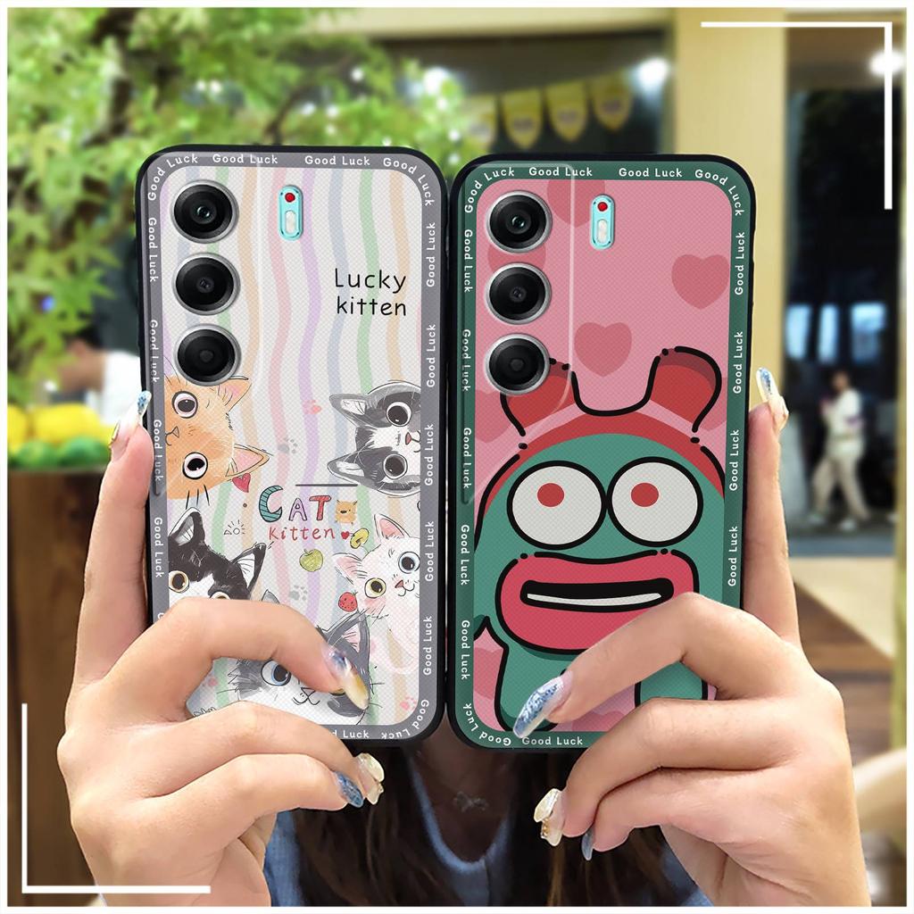 Silicone Dirt-resistant Phone Case For Tecno Camon40 Pro 5G/CM7 Back Cover Waterproof Cartoon Fashion Design Soft Case
