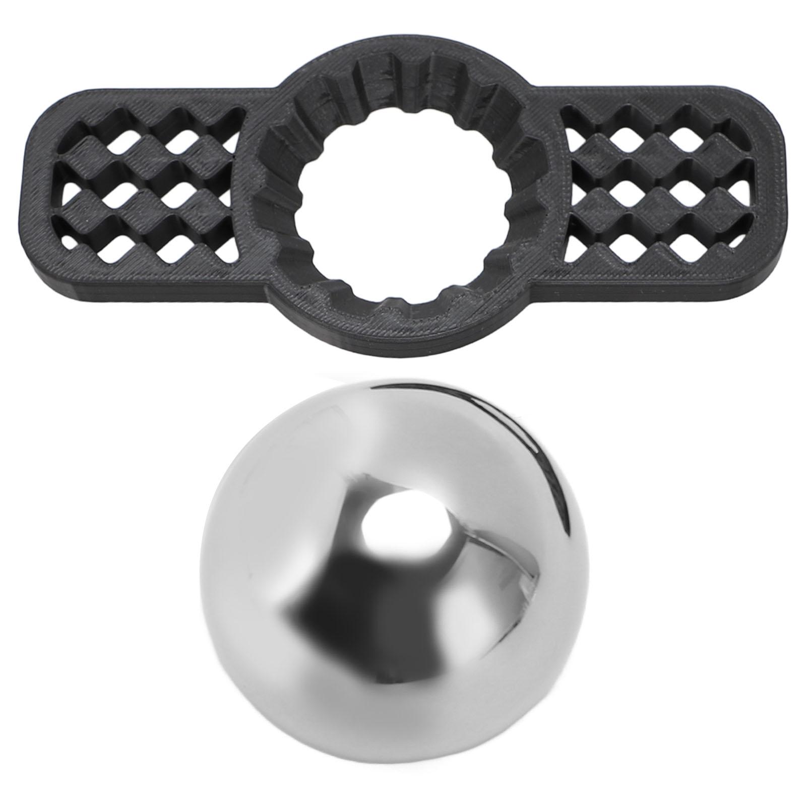 

Инструмент для охлаждения кофе со съемной подставкой, многоразовый шарик для охлаждения кофе из нержавеющей стали для разблокировки Black