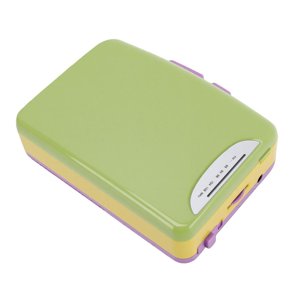 Retro Cassette Player Portable Music Player with FM Broadcast Recorder   Color Cassette Player