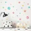 6 Sheet Irregular Polka Dots Wall Stickers, Colorful Boho Wall Decals, Peel and Stick Removable Vinyl Stickers for Playroom Bedroom Nursery